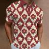 Holiday must-have! Christmas Santa Short Sleeve Polo Shirt
