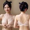 2025 Krajková Bez zad Odnímatelná Ramínka Zapínání Vpředu Bezešvá Push-Up Podprsenka pro Ženy