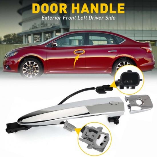 Front Chrome Exterior Door Driver Handle LH Side For Nissan Maxima Murano EXV