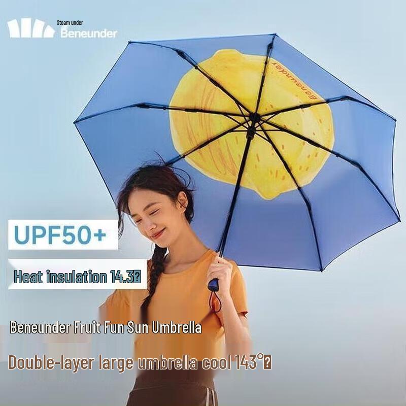 Beneath the Banana Tree 3-Fold UV Sun Protection Umbrella