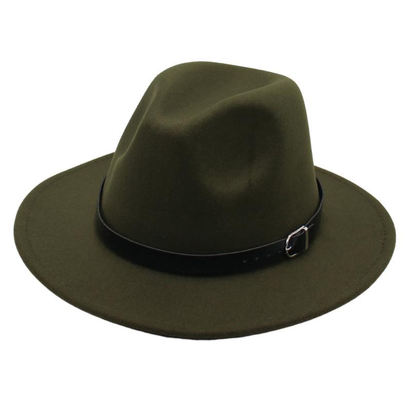 Ethnic Style Vintage Fedora Hat With Wide Brim For Women And Men
