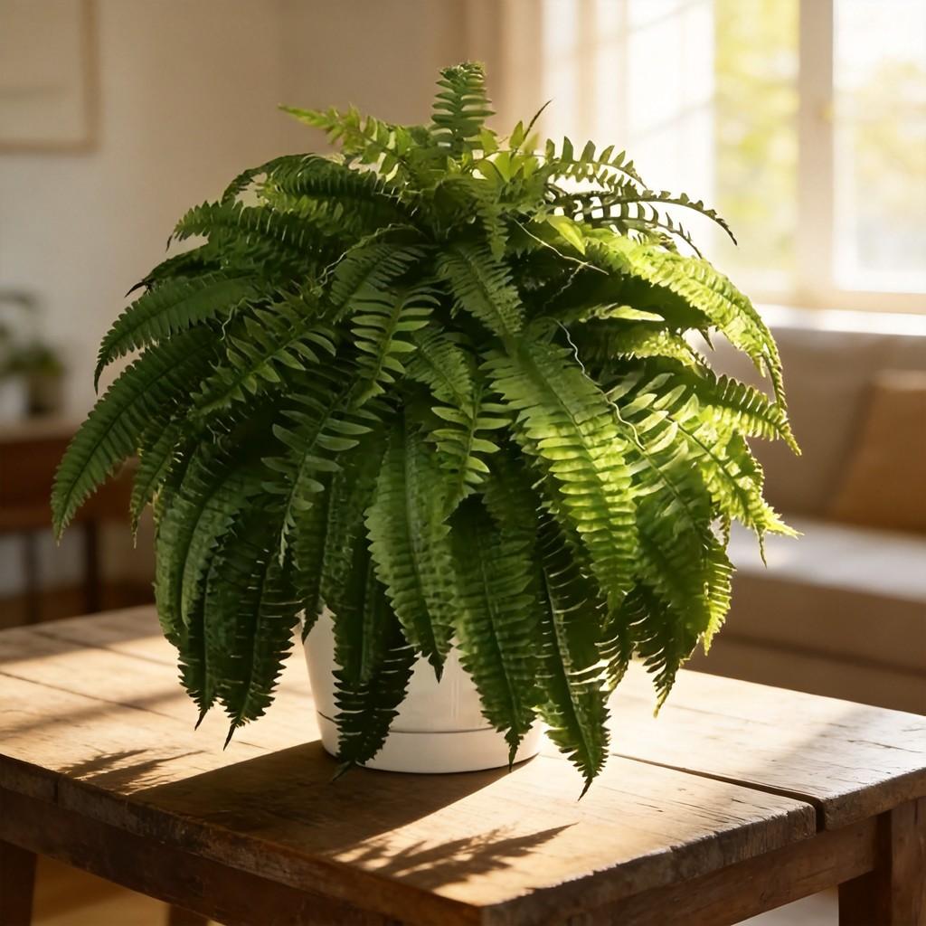 Artificial Boston Fern Foliage With Durable Silk Material For Event Decoration And Photography Props