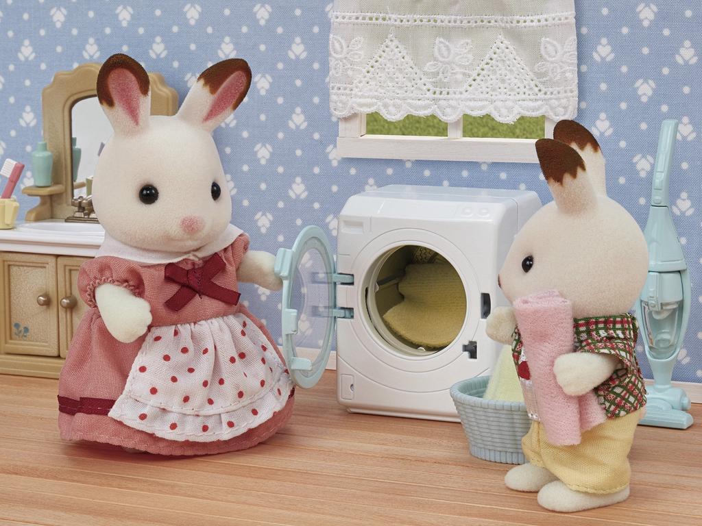 Sylvanian Families Furniture [Washing Machine/Vacuum Cleaner] Ka-626 ST Mark Certified Toy Dollhouse for Ages 3 and Up, Sylvanian Families, Epoch
