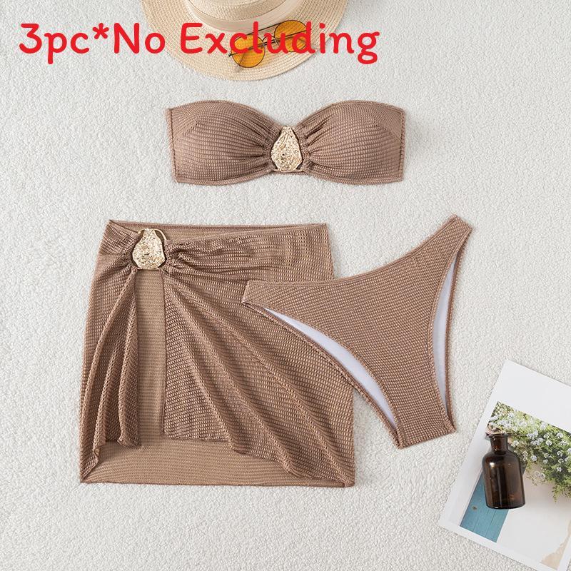 Damen Bikini Dreiteiler aus Polyester für Schwimmen und Wassersport