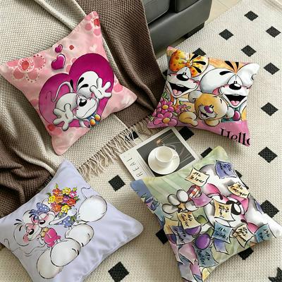Cartoon Diddl Cute Personalized Picture Text Home Decorative Pillows Household Gifts Xcm