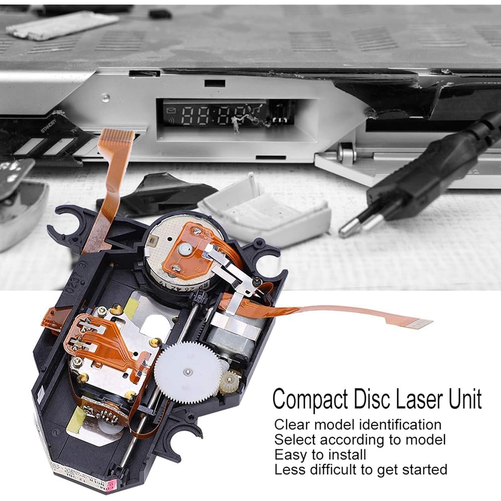 Optical Pickup Lens, Disk Head Module VAM1203 CDM-12.3 Compact ABS Repair Unit with Holder Beads, Professional and Beginner-Friendly.