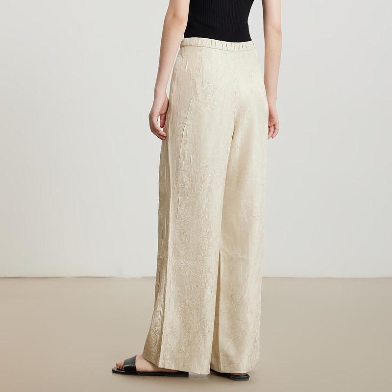 GECIN Women's Spring/Autumn Wide-Leg Straight Casual Trousers