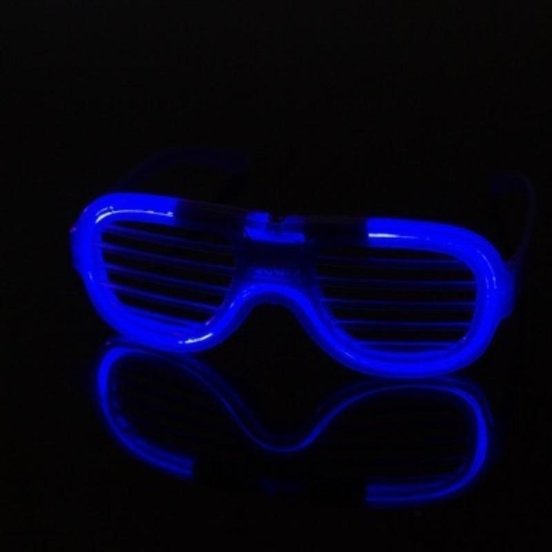 Flashing Party LED Light Glasses for Party Birthday Party Funny Tricky Fluorescent Luminous Rave Costume Party DJ Bright