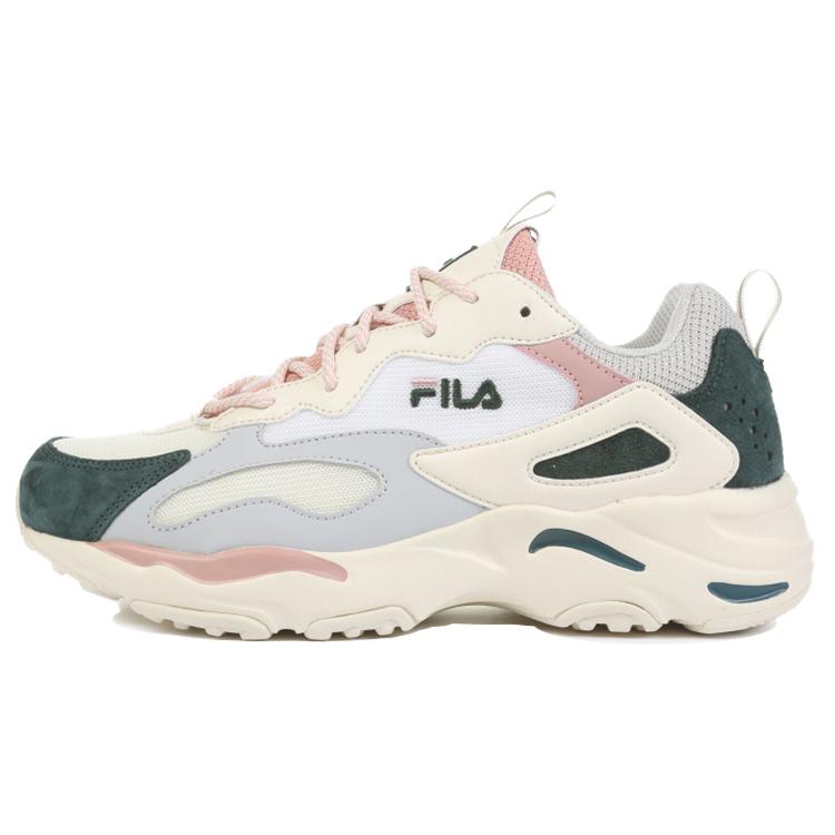 FILA Ray Tracer Low Top Running Shoes White/Pink/Green 1RM01153_108 245