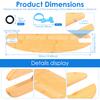 Baby High Chair Footrest Wooden Infant Seat Foot Rest Non-slip Stable for Dining Baby Adjustable Highchair Kids Furniture
