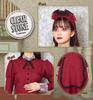 Clearstone Halloween Maid Size Bordeaux Women's Western-Style Costume, M,