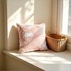 Boho Pink Daisy Floral Throw Pillow Cover Aesthetic Handmade Flower Decorative Cushion Case Forhome Decor