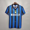 9798 Serie A Inter Mailand Heimfußballtrikot Nr.. 10 Groß Rosa Morano Djokav Retro-Trikot