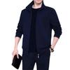 Men's Winter Two-Piece Cardigan Hoodie Sports Suit