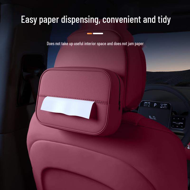 Voyah Taishan Car Tissue Box: Fits 26 Models, Armrest Mount, Seat Hanging, Interior Accessory.