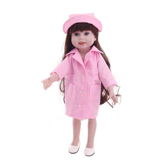 Doll Clothes Set for 18'' American Girls Cute Baby Doll Attire for Role Play Easy-to-Wear Dress Clothes for Girls Entertainment
