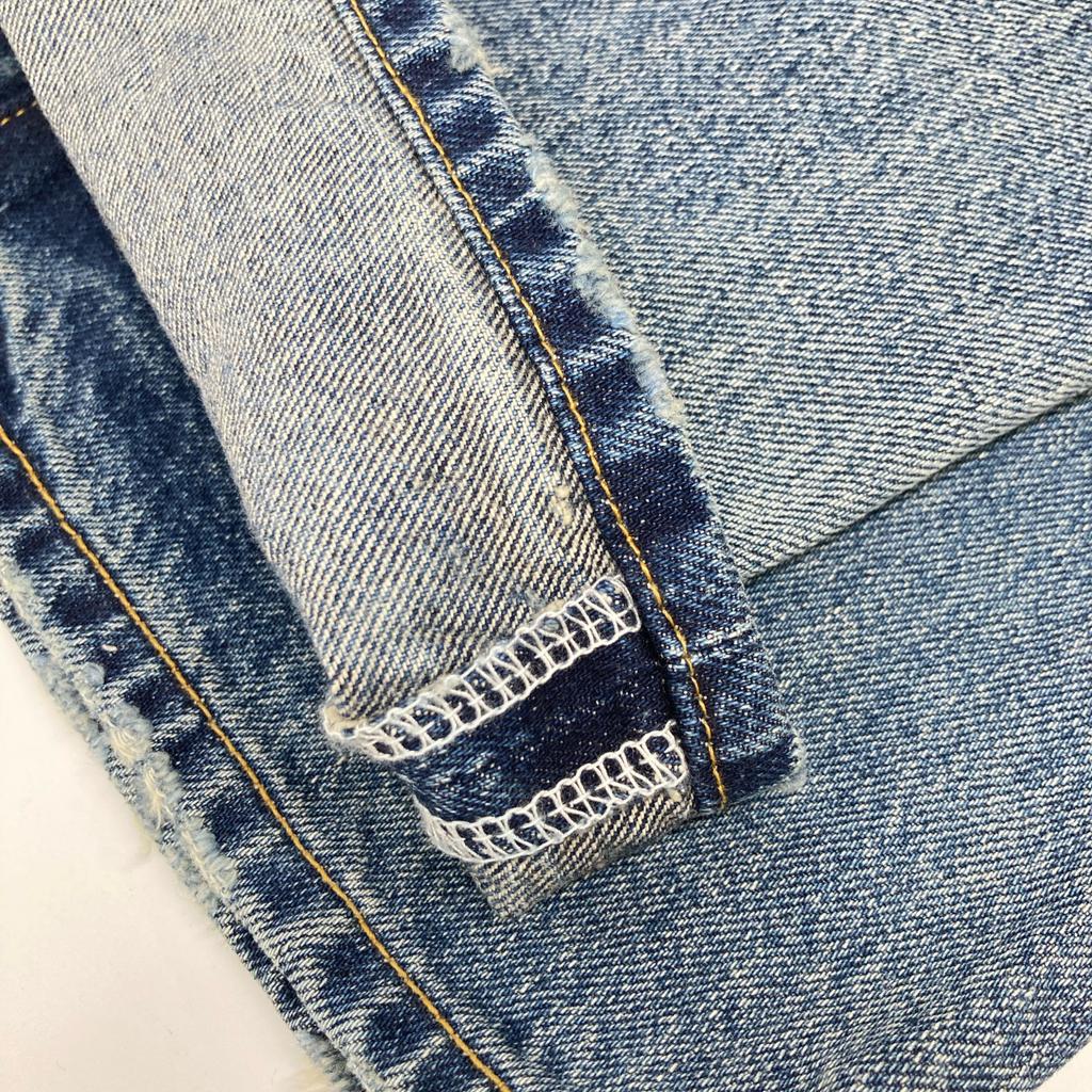 Whim Gazette WGZ1002302A0006 Indigo Suspender Denim Pants Bottoms F IndigoUsed