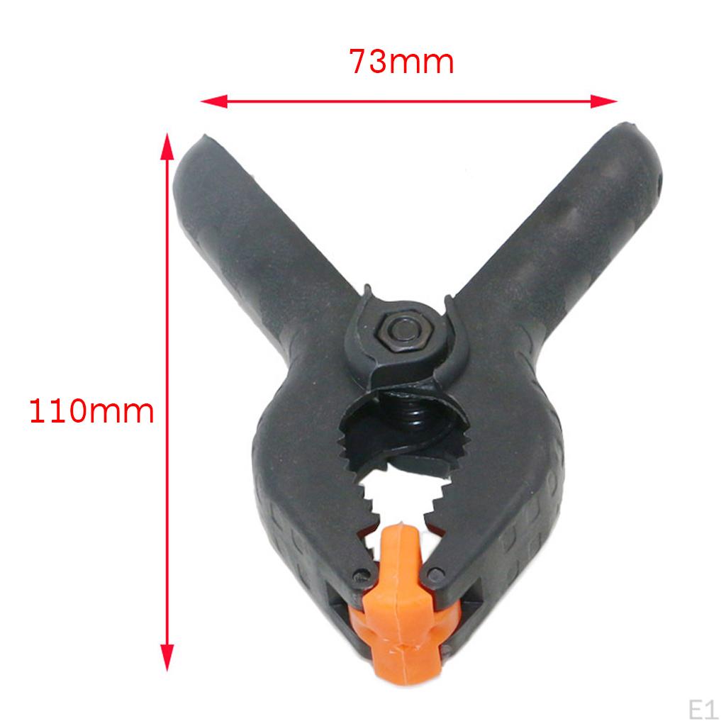 10 / 5 Heavy Duty Spring Clamps for Woodworking Photo Backdrop Clips Tarpaulin Clip Pilers, 2 Sizes