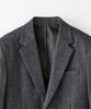 STCO Twill Brushed Blazer_Charcoal Gray (Relaxed Fit)_Sejwd01Nsc