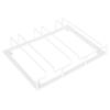 Wine Glass Rack Under Cabinet Stemware Holder Storage Hanger Metal Organizer for Bar Kitchen3 Slot
