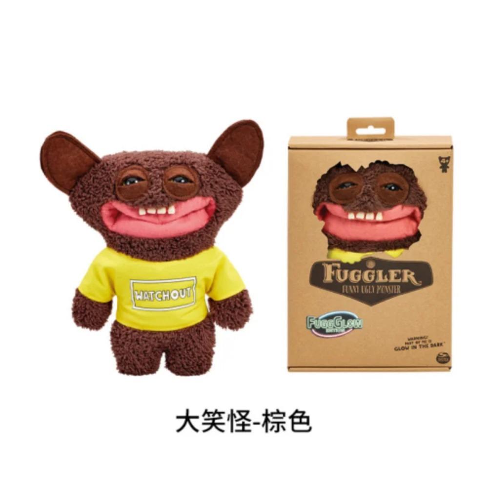 Fuggler Big Teeth Plush Toy Funny Ugly Monster Fugguler Series Rabbit Screech Wide Eyed Weirdo Plush Peluche Birthday Gifts 9"