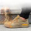 Labor Protection Shoes Men's Anti-Smashing and Anti-Stab Safety Shoes Breathable Non-Slip Work Shoes Fashion Leisure Safety Shoes