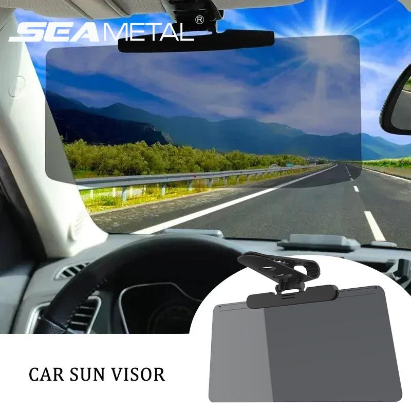 SEAMETAL Car Sun Visor Blocker Polarized Anti-Dazzle Anti-UV Rotatable Adjustable Sunshade Plate Clear Vision