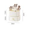 Desktop Rotating Makeup Brush Storage Tube Lipstick Box Home Living Room Storage Rack Pen Holder Cosmetics Storage Box
