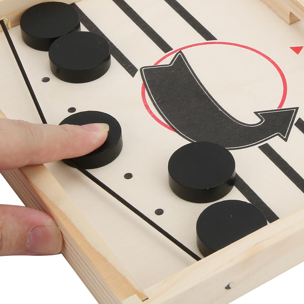 Medium Size Wooden Table Hockey Board Game ParentChild Interactive Desktop Battle Chess Toy
