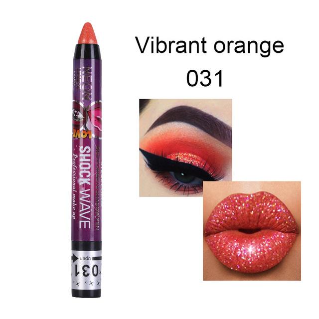 36 Colors Long -Lasting Eyeshadow Pencil Waterproof Pigment Blue Brown Black Eyeliner Pen Women Fashion Color Eye Makeup Cosmetic