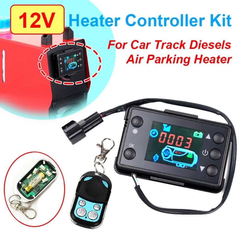 Universal LCD Remote Controller For 2kw 5kw 8kw 12V 24V Diesels Parking Heaters With Programmable Timer And Temperature Adjustment