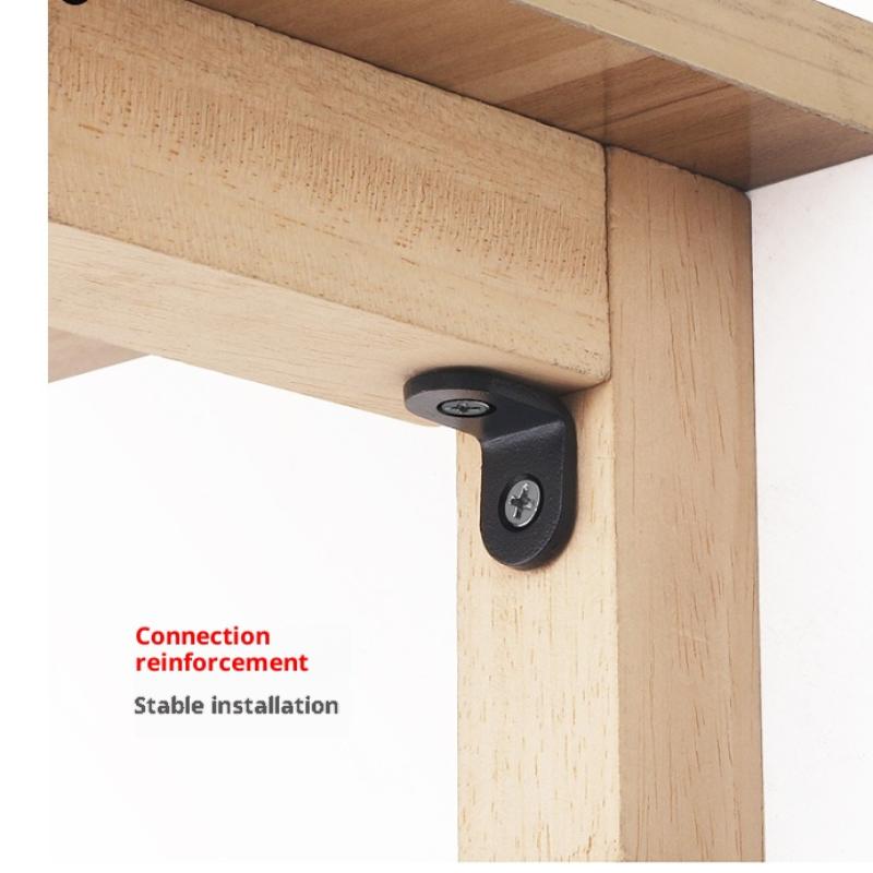 10/20Pcs Angle Bracket Stainless Steel Right Shelf Support Corner Bracket 90Fahrenheiturniture L/I Shape Bracket