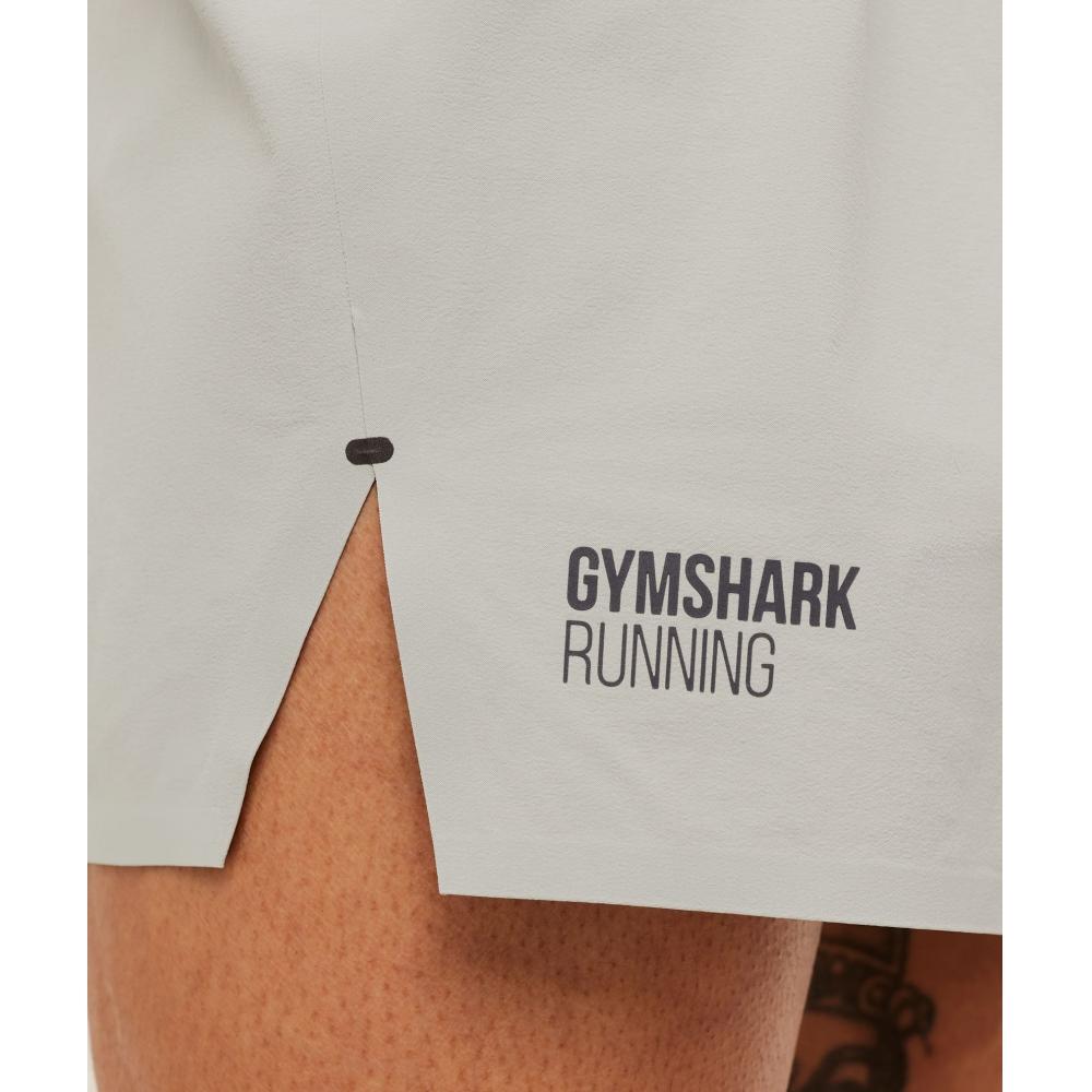 Gymshark Running Elite 5  Short Stone Grey A2c8g Gb7s