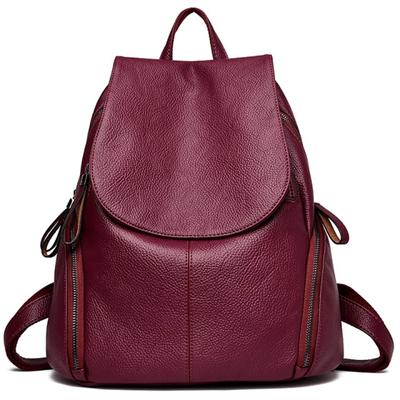 Marke Adrette Leder Schule Rucksack Tasche Für Studenten Einfache Design Frauen Casual Daypacks Mochila Männlich Schulter Reisetasche