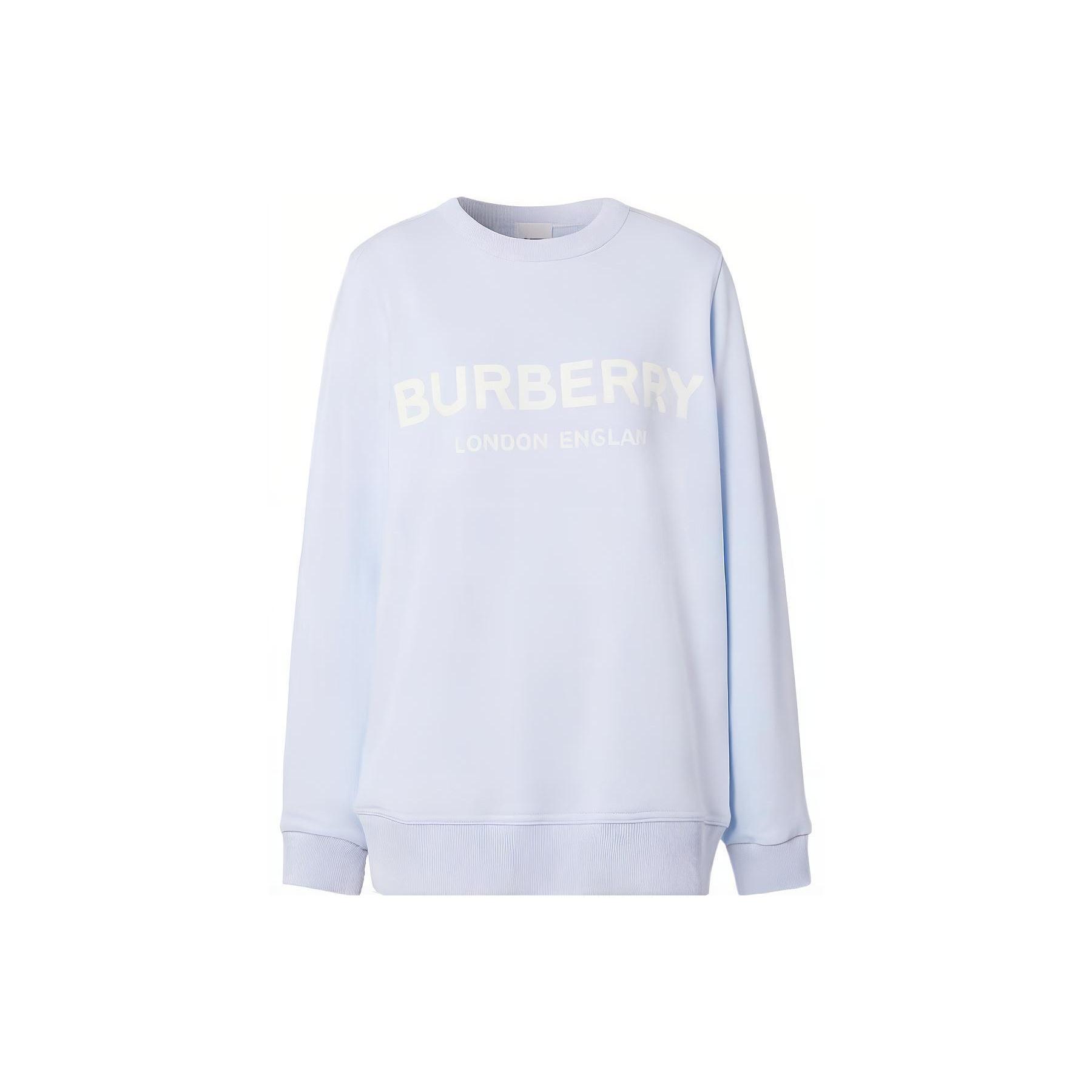Burberry SS23 Sweatshirt Men`s Light Blue