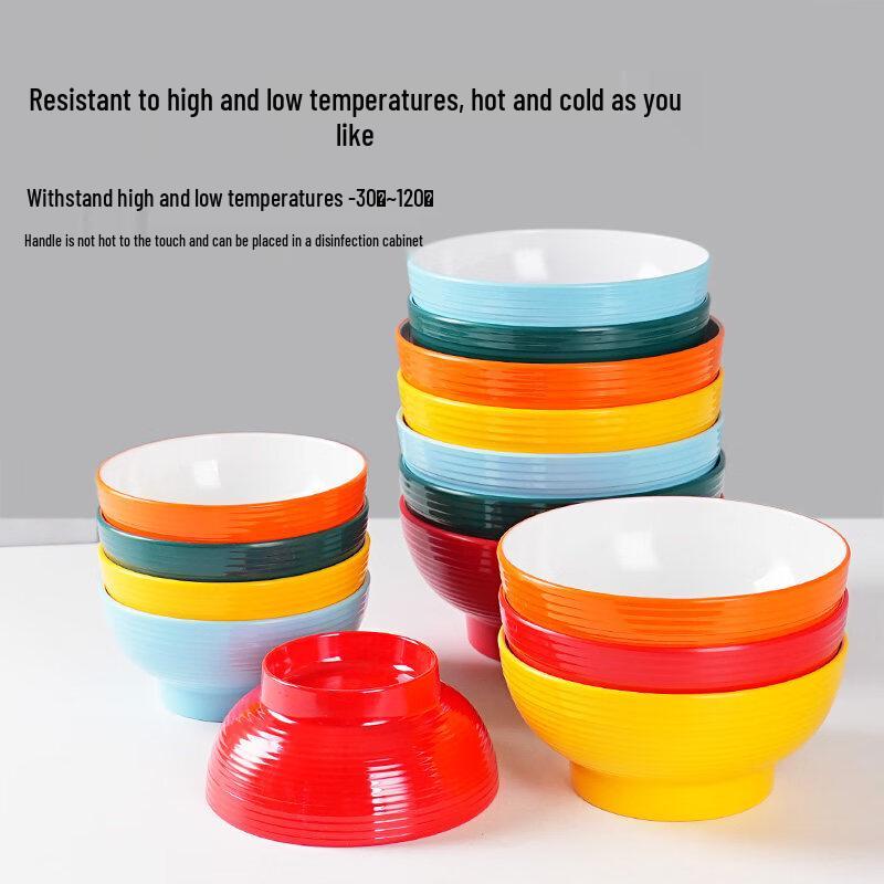 Melamine Dual-Tone Multipurpose Bowl Set