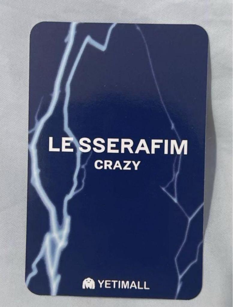 [USED] Le Sserafim Crazy Sakura Yetimall 1.0 Trading Card