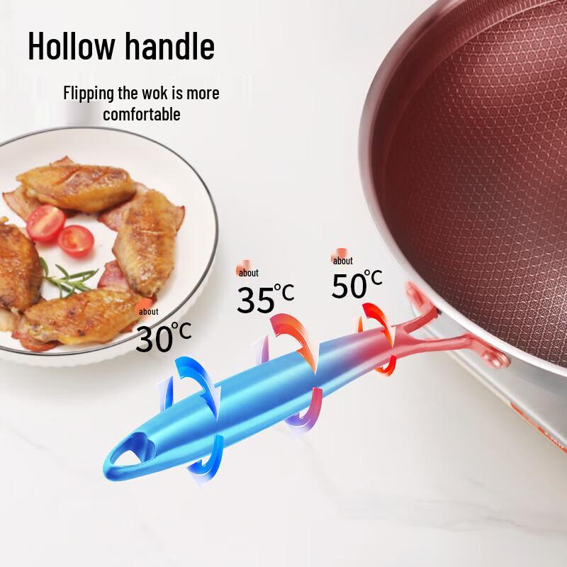 Zhang Xiaoquan 304 Stainless Steel Honeycomb Wok