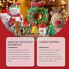 Durable Christmas Foil Balloons - Santa, Reindeer & Snowman Decor for Indoor & Outdoor Holiday Parties