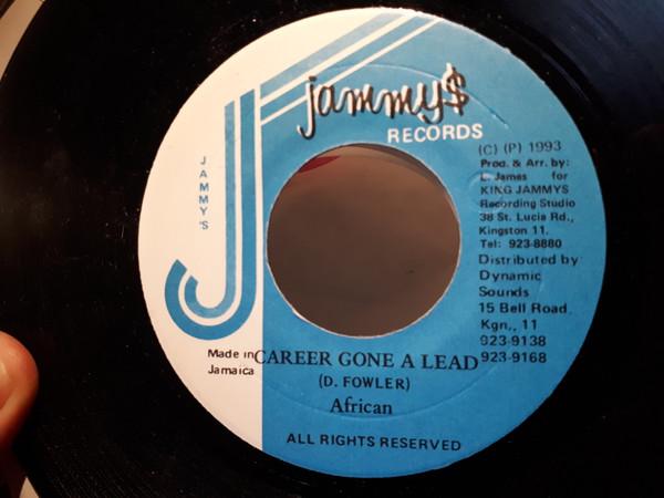 

7inch Record AFRICAN Career Gone A Lead NONE Jammys Records 1993 Jamaica Reggae Ska Dub Used