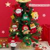 Christmas Plush Toy Hanger Christmas Tree Decoration Santa Claus Backpack Keychain Hanger Penguin Small Pendant