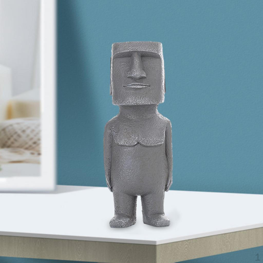 1 Antike Osterstatue, Massives Megalithisches, Monolithische Dekoration AHU, Römisch für Zimmer ,,