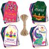 Diwali Festival Paper Decor Supplies Hang Tags For Party Venue Setup Pieces 60
