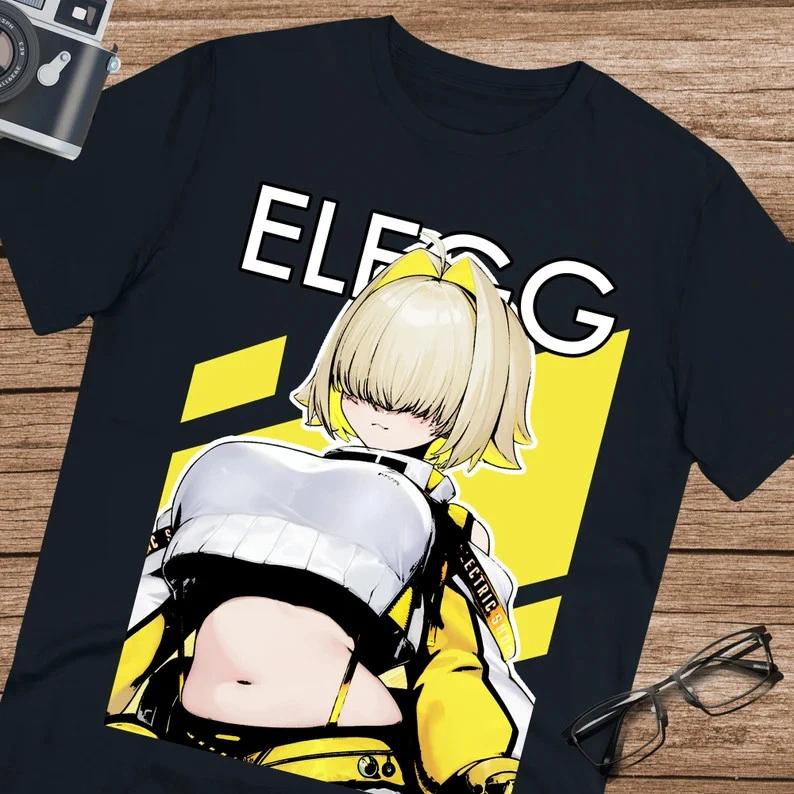 Anime Elegg Nikke Shirt Nikke Goddess T Shirt Size S 4XL Black Size S 4XL S