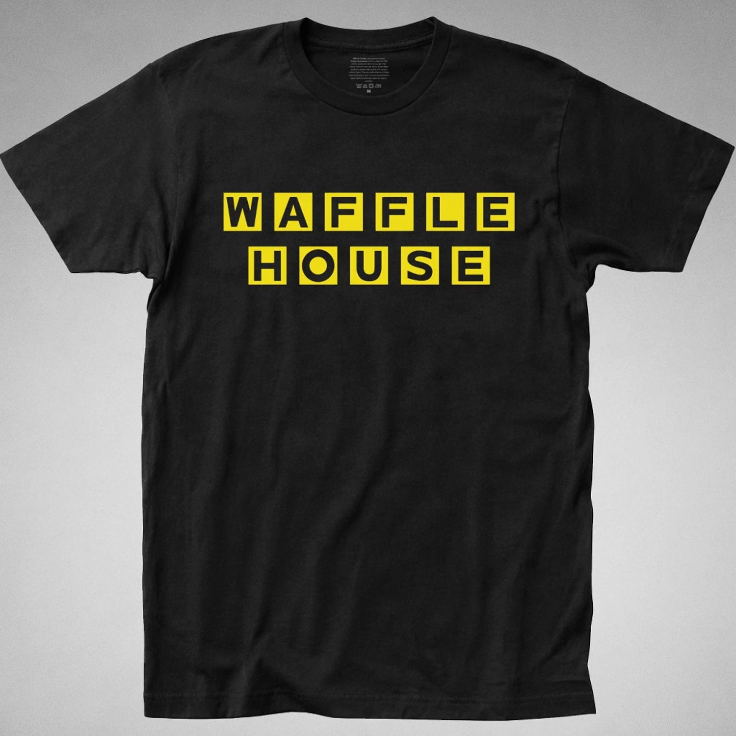 WAFFLE HOUSE T-SHIRT tee Funny retro logo great gift idea food lover restaurant M