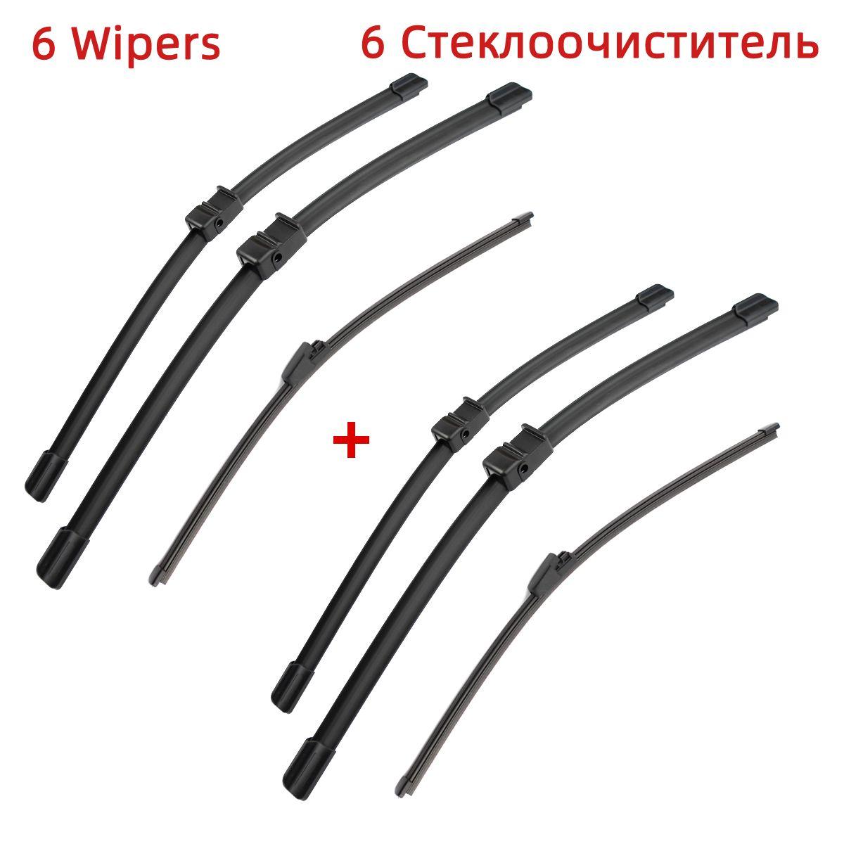 

3 шт. щетки стеклоочистителя для SKODA Octavia 2004-2011 24 19 16 подходят для переднего лобового стекла, щетки для окон, резак, аксессуары 2006 2007 2008 2009 2010