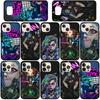 IPhone 16 15 Xiaomi Redmi Note 13 12 11 Pro Max X 9 14 Plus XR Samsung Galaxy A15 S24 S23 Huawei OPPO Kapak Arcanes Anime Oyunu Jinx Vi Telefon Kılıfı