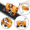 Portable Hand-cranked Chain Grinder Quick Sharpening Chain Grinder Hand Chain Sharpener for Chain Saws 3pcs Sharpening Heads