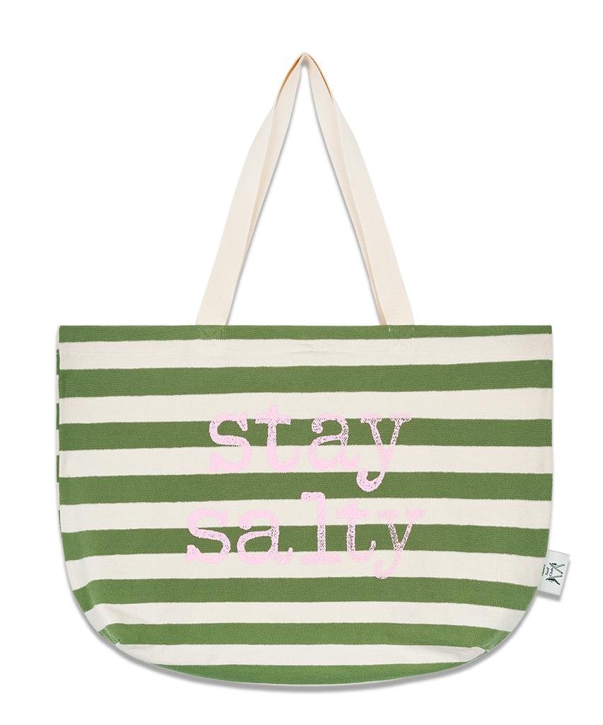 Naked Surf Club Salty Stripe Big Bag (Khaki)