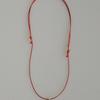 Oat Archive Drop Necklace, Red